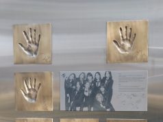 유명 뮤지션 핸드프린팅존