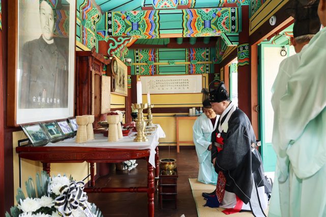 장흥 해동사서 안중근 의사 순국 116주기 추모제 엄수