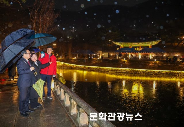 역사 공간에 스며든 빛…대전 우암사적공원 야간경관조명 첫 점등