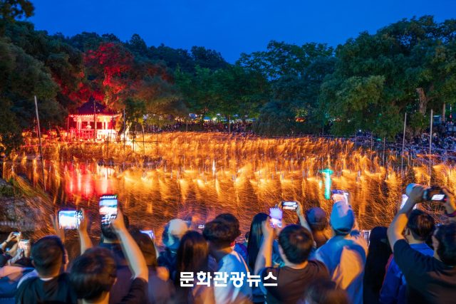 제33회 함안낙화놀이 5월 24일 개최…무진정 밤하늘 ‘불꽃비’ 장관