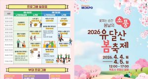 유달산에 펼쳐진 봄 소풍…목포 봄축제 4일 개막
