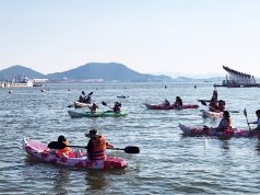 목포 평화광장 앞바다, 올여름 해양레저 놀이터로 변신