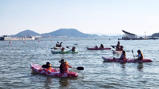 목포 평화광장 앞바다, 올여름 해양레저 놀이터로 변신
