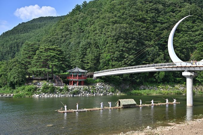 아우라지 물들이는 황금빛 달맞이꽃… 정선, 새로운 관광명소 조성 나선다