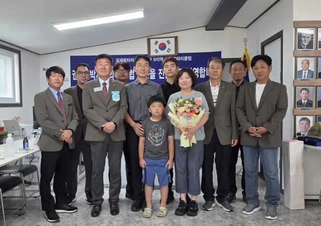 25년 전 장학생이 세계적 석학으로…고한로타리클럽 찾은 권오성 교수
