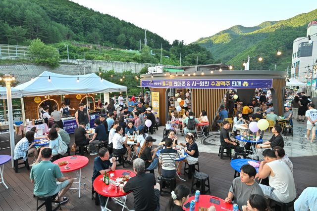 탄광도시 사북의 여름밤 밝힌다…’사북한밤-별빛야행’ 야시장 개장