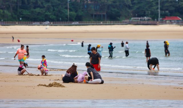 태안 만리포해수욕장 문 열었다…71번째 여름 맞아 본격 피서객 맞이