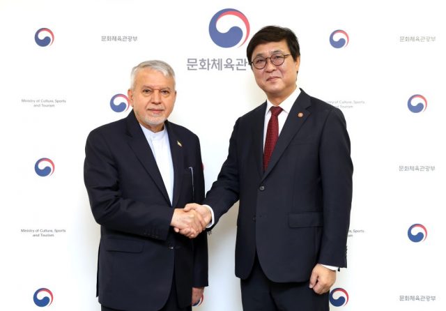 한·이란 문화·관광 협력 확대 논의…최휘영 문체부 장관, 이란 장관과 회담