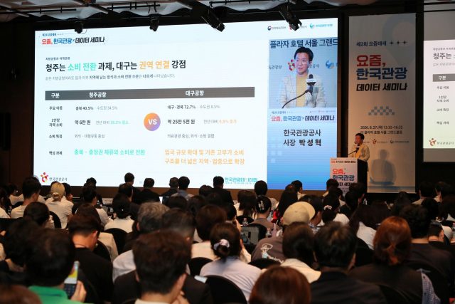 “방한 외국인 5명 중 1명 지방공항 이용”… 관광공사, 데이터 세미나 개최