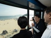 황종우 해수부 장관, 해운대해수욕장 점검…안전관리·바가지요금 집중 살펴